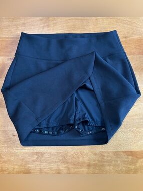 Infinity Linearflex Skort Womens S Black Soft Modal Athletic Skirt Shorts Pocket